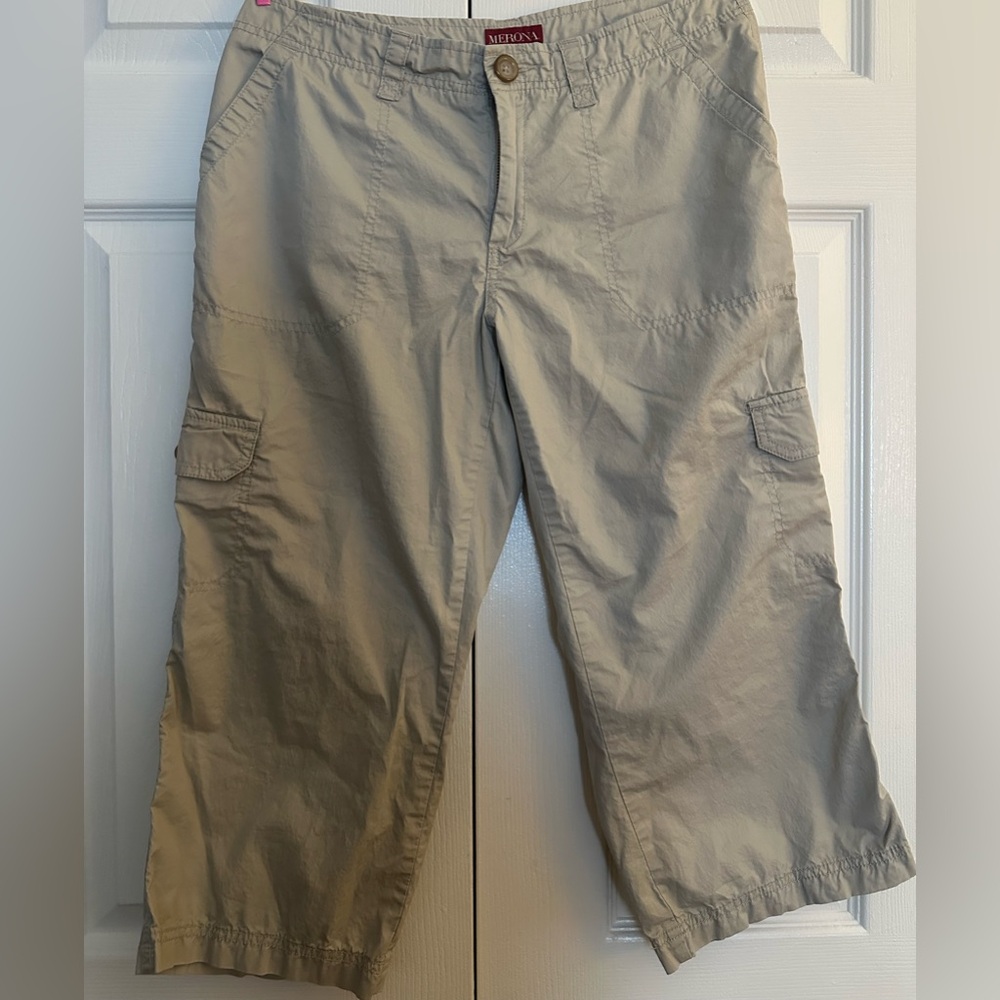 Merona Tan Cargo Pants Relaxed Fit